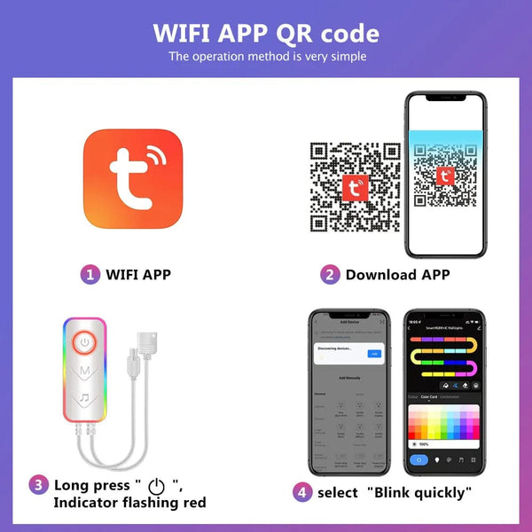 SearchFindOrder LED Smart Wall Lamp
