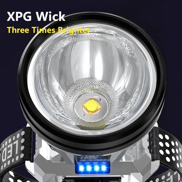 SearchFindOrder LED Strong Rechargeable Head Wear Flashlight