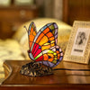 SearchFindOrder LED Table lamp Tiffany Desk decorate Light Butterfly Stained Glass Creativity Art Bedroom Bedside Study Nightstand NIght Light