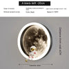 SearchFindOrder Led Wall Lamp Black B / Warm White (2700-3500K)|0-5W Cartoon Astronaut LED Wall Lamp