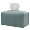 SearchFindOrder Light Blue L Leather Tissue Box Case