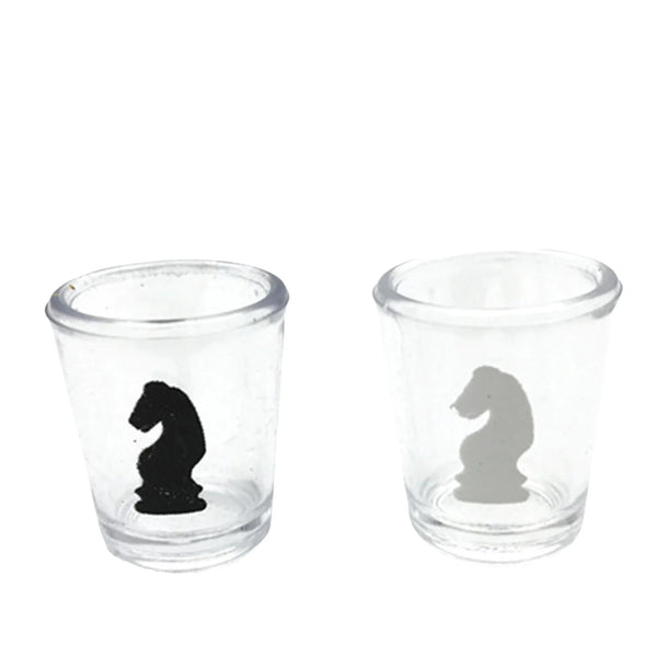 SearchFindOrder Light Yellow Shot Glass Chess