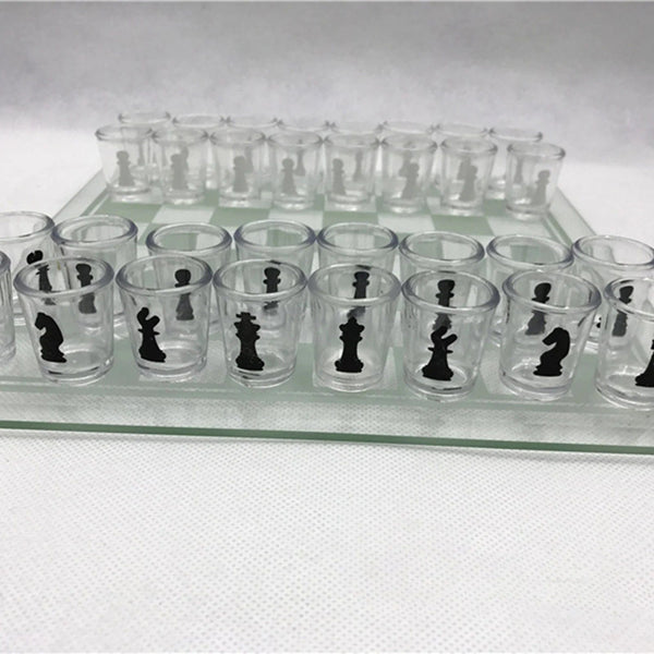 SearchFindOrder Light Yellow Shot Glass Chess