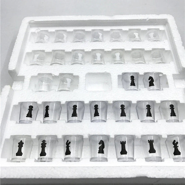 SearchFindOrder Light Yellow Shot Glass Chess