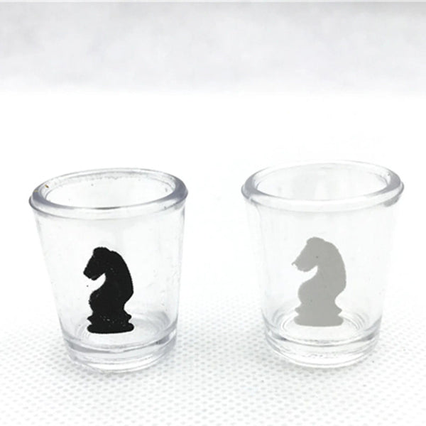 SearchFindOrder Light Yellow Shot Glass Chess
