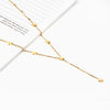 SearchFindOrder Long Star Necklace