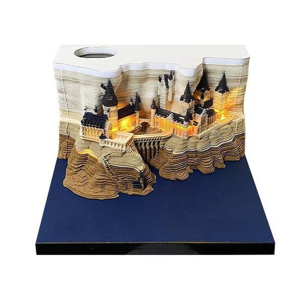 SearchFindOrder Magic castle led / China 3D Memo Block Calendar