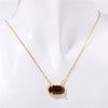 SearchFindOrder March Purple Stone Aura Necklace
