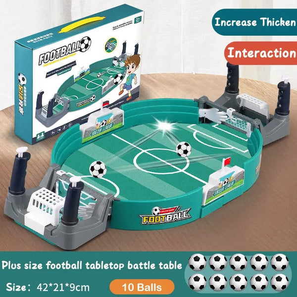 SearchFindOrder Medium 10 Balls Family Fun Kick Off Portable Soccer Table for Kids' Interactive Play and Outdoor Parties