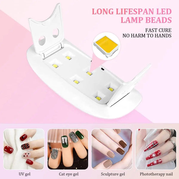 SearchFindOrder Mini UV LED Professional Nail Lamp