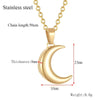 SearchFindOrder Moon Necklace