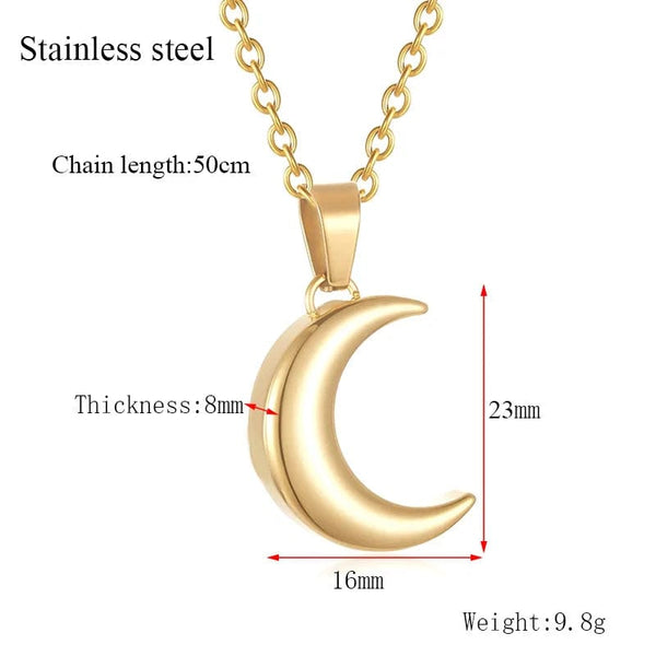 SearchFindOrder Moon Necklace