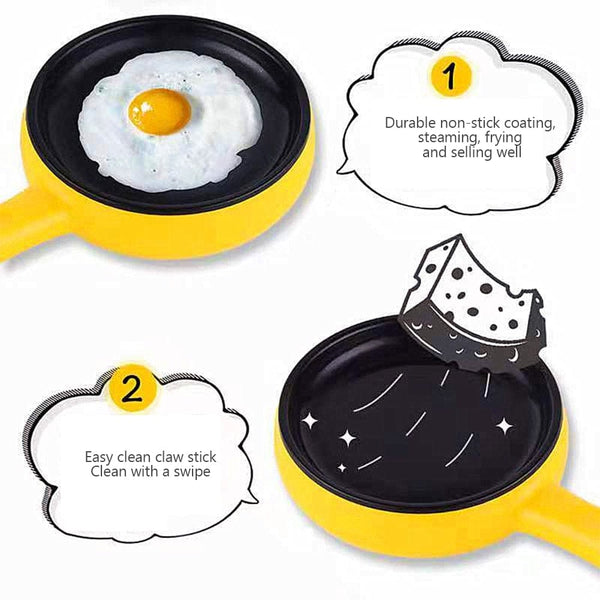 SearchFindOrder Multifunctional Mini Electric Non-Stick Cooker for Eggs, Omelettes, Pancakes, Steaks & More