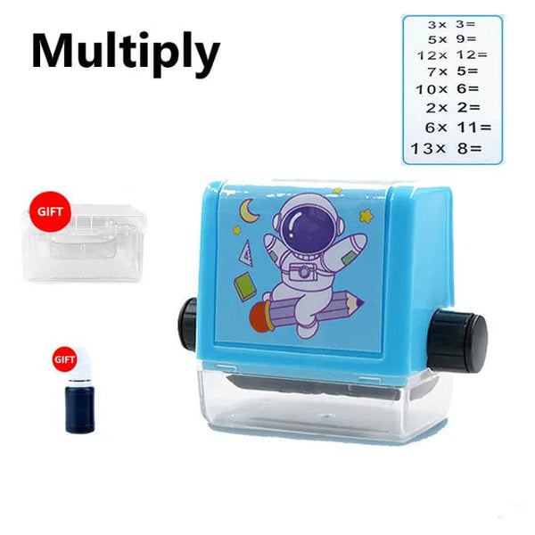 SearchFindOrder Multiply 2-in-1, Multiplication, Addition, Subtraction and Division Smart Stamp Set for Kids