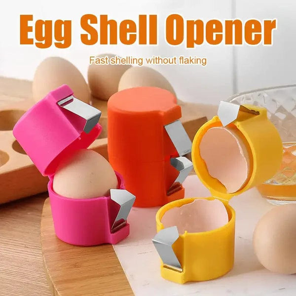 SearchFindOrder New Egg Shell Opener Portable Egg Opener Kitchen Handheld Egg Shell Crusher Household Press Egg Shell Separator