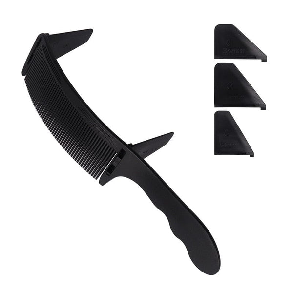 SearchFindOrder Old Black B Fade Pro Styling Comb For Men