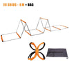 SearchFindOrder Orange-20 Dual-Purpose Soccer Training Jump Ladder