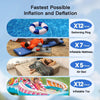 SearchFindOrder Orange 3-in-1 Mini Pump Portable Inflator