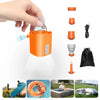 SearchFindOrder Orange 3-in-1 Mini Pump Portable Inflator