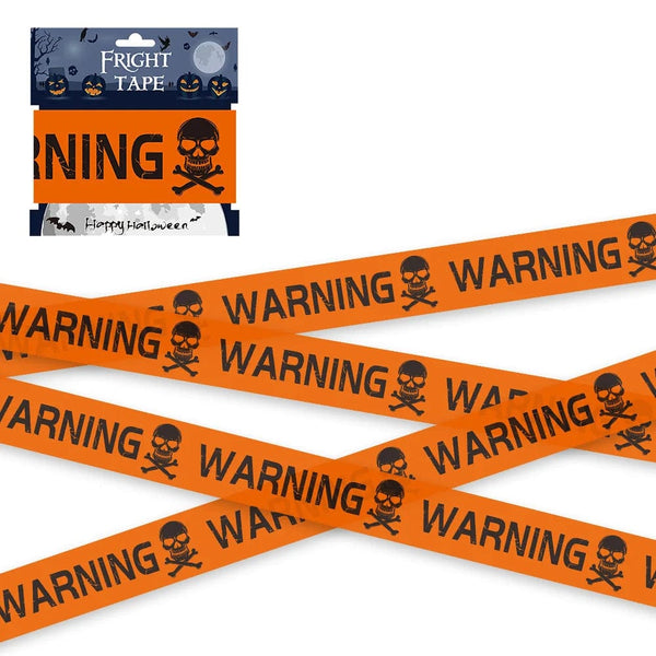 SearchFindOrder orange 6M Halloween Prop Warning Plastic Line