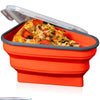 SearchFindOrder Orange Foldable Pizza Sandwich Box