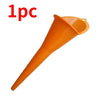 SearchFindOrder Orange Fuel Flow Foldable Funnel Set for Cars, Motorcycles, and More