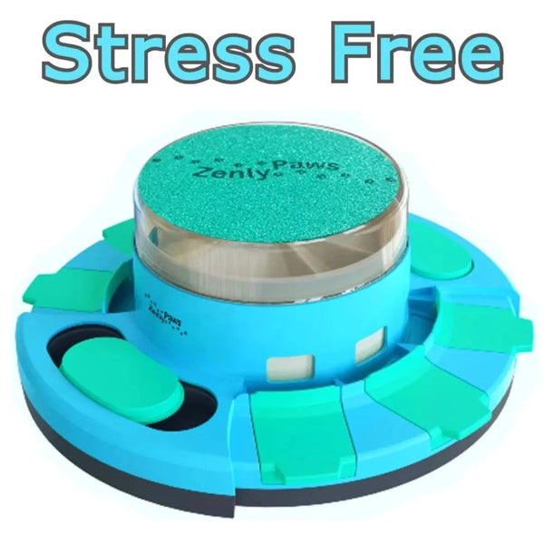 SearchFindOrder Orange Pet Puzzle Slow Feeder & Nail Polish Scraper