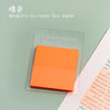 SearchFindOrder orange Transparent Waterproof Sticky Note Pads