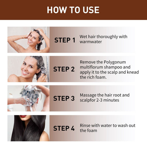 SearchFindOrder Organic Hair Darkening Soap Shampoo Bar Rapid Gray Reversal & Hair Rejuvenation