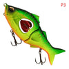 SearchFindOrder -P3 Propeller Glider Sinking Swimbait Fishing Lures - Metal Belly Blade Jerkbait Pesca