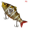 SearchFindOrder -P6 Propeller Glider Sinking Swimbait Fishing Lures - Metal Belly Blade Jerkbait Pesca