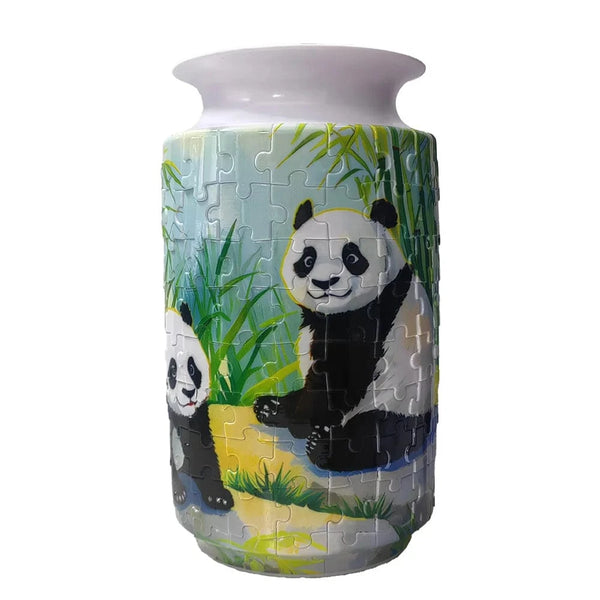 SearchFindOrder panda B 3D Puzzle Vase