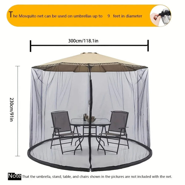 SearchFindOrder Patio Umbrella Mosquito Protector Net Cover