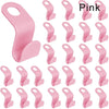 SearchFindOrder Pink / 10Pcs 10/5Pcs Closet Space-Saving Hanger Hooks: Wardrobe Organizer Clips