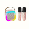 SearchFindOrder Pink-2MIC Mini PortableKaraoke Machine