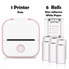 SearchFindOrder Pink A Portable Mini Wireless Thermal Pocket Printer
