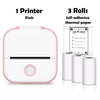 SearchFindOrder Pink B Portable Mini Wireless Thermal Pocket Printer