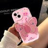 SearchFindOrder Pink Butterfly 3D Bracket Phone Case