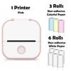 SearchFindOrder Pink E Portable Mini Wireless Thermal Pocket Printer