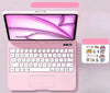 SearchFindOrder Pink / ipad 7 8 9 10.2inch Transparent iPad Keyboard