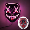 SearchFindOrder Pink LED Light-Up Halloween Mask