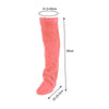 SearchFindOrder Pink / One Size Fuzzy High Over Knee Socks