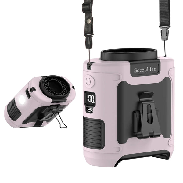 SearchFindOrder Pink Portable Waist Fan