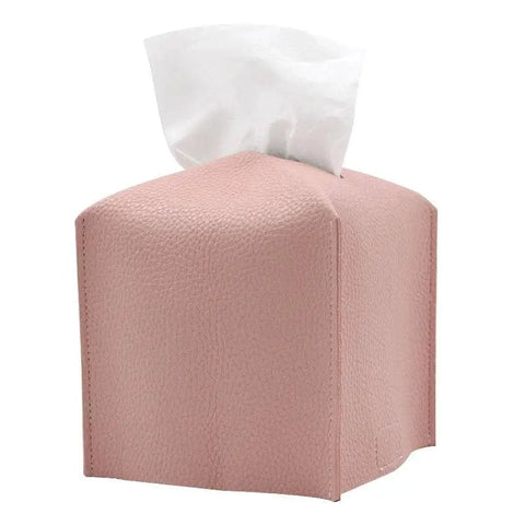 SearchFindOrder pink S / CHINA Leather Tissue Box Case