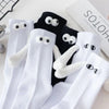 SearchFindOrder Playful Magnetic Gaze Harmony Socks Black & White Edition