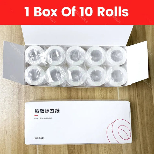 SearchFindOrder Pocket Printer Pro Red Bluetooth Label Maker Extra Paper