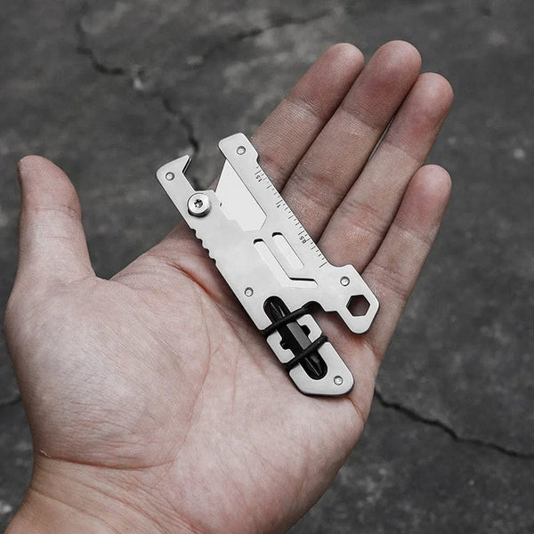 SearchFindOrder Pocket Slice Multi-Tool Compact EDC Utility Knife for Camping and Stationery