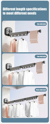 SearchFindOrder Portable Suction Wall Mount Folding Clothes Drying Rack