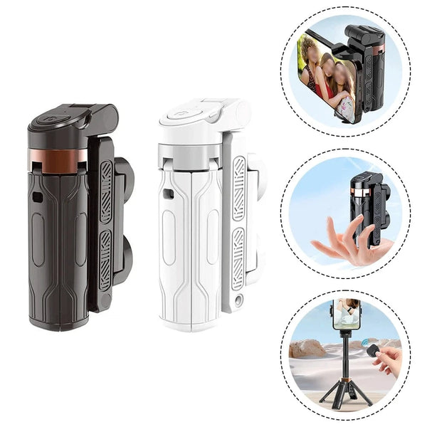 SearchFindOrder Portable Telescopic Selfie Tripod with Detachable Remote & Anti-Shake Stabilizer
