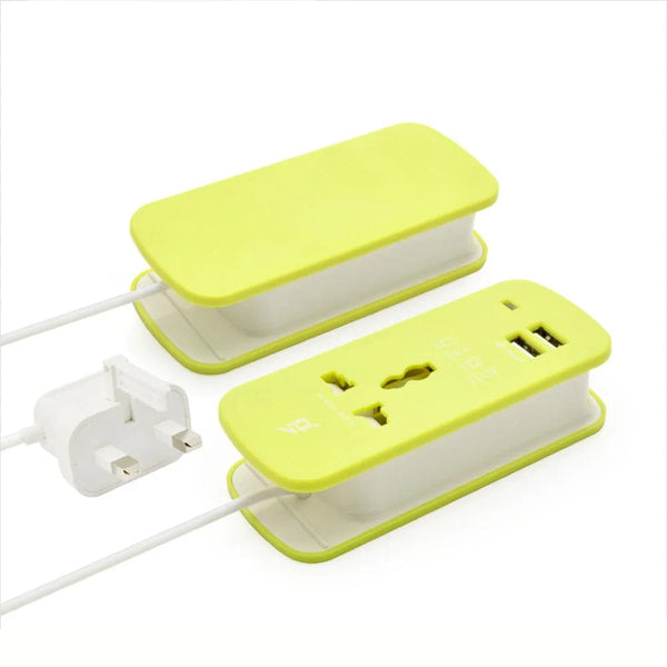 SearchFindOrder Portable Universal Sockets with USB Charger Outlet US/EU/UK